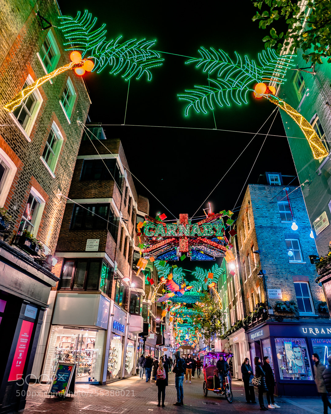 Sony a7R II sample photo. Christmas lights in london photography