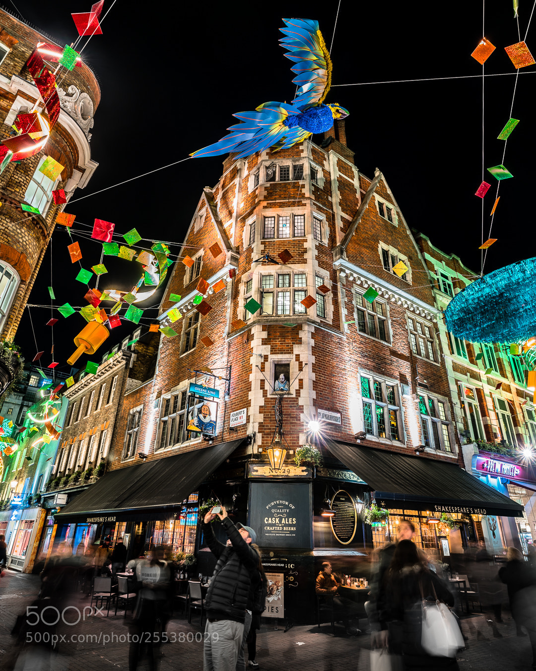 Sony a7R II sample photo. Christmas lights in london photography