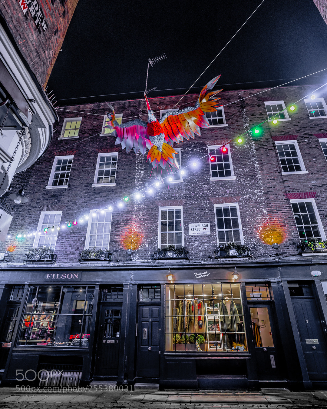 Sony a7R II sample photo. Christmas lights in london photography