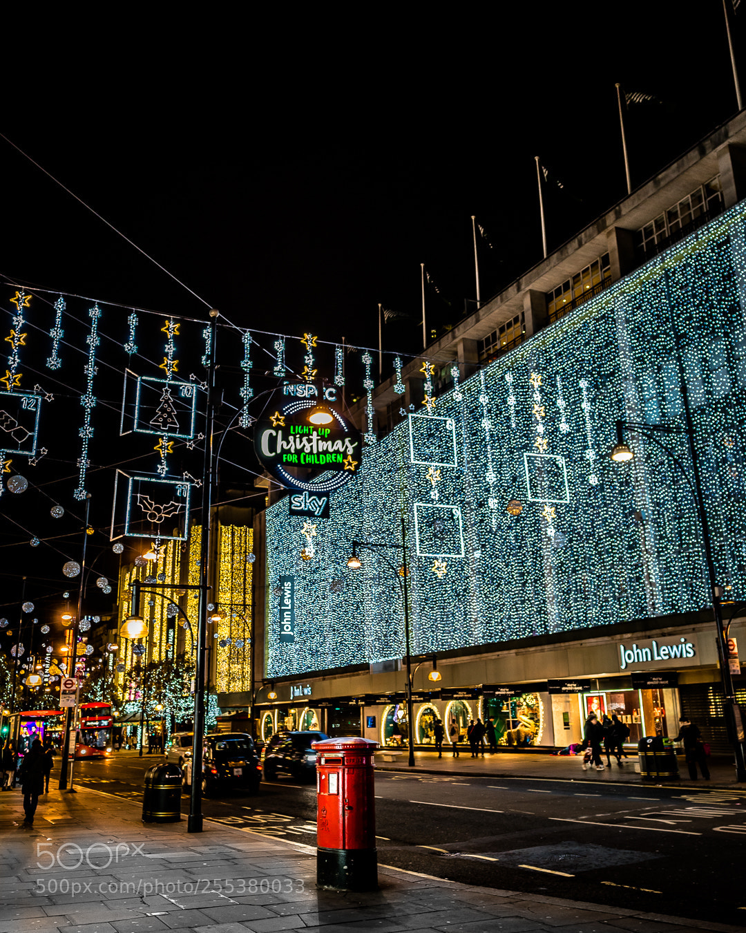 Sony a7R II sample photo. Christmas lights in london photography
