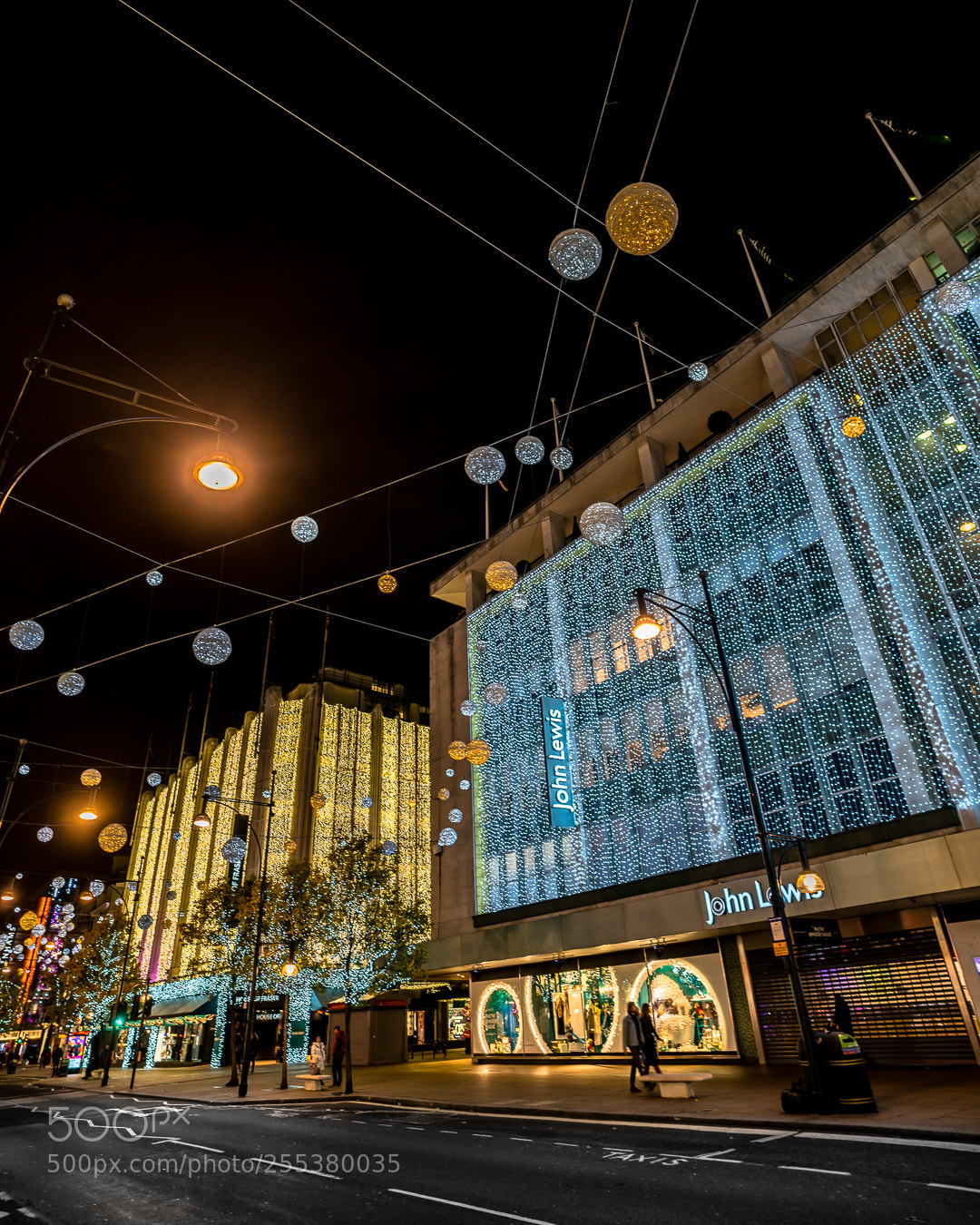 Sony a7R II sample photo. Christmas lights in london photography