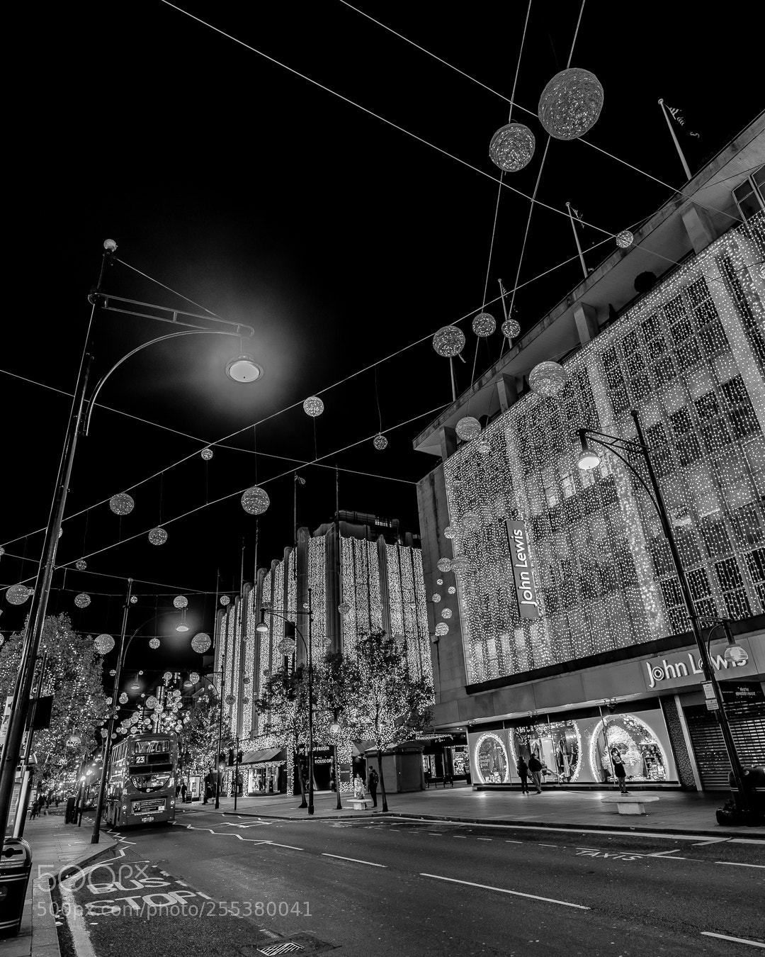 Sony a7R II sample photo. Christmas lights in london photography