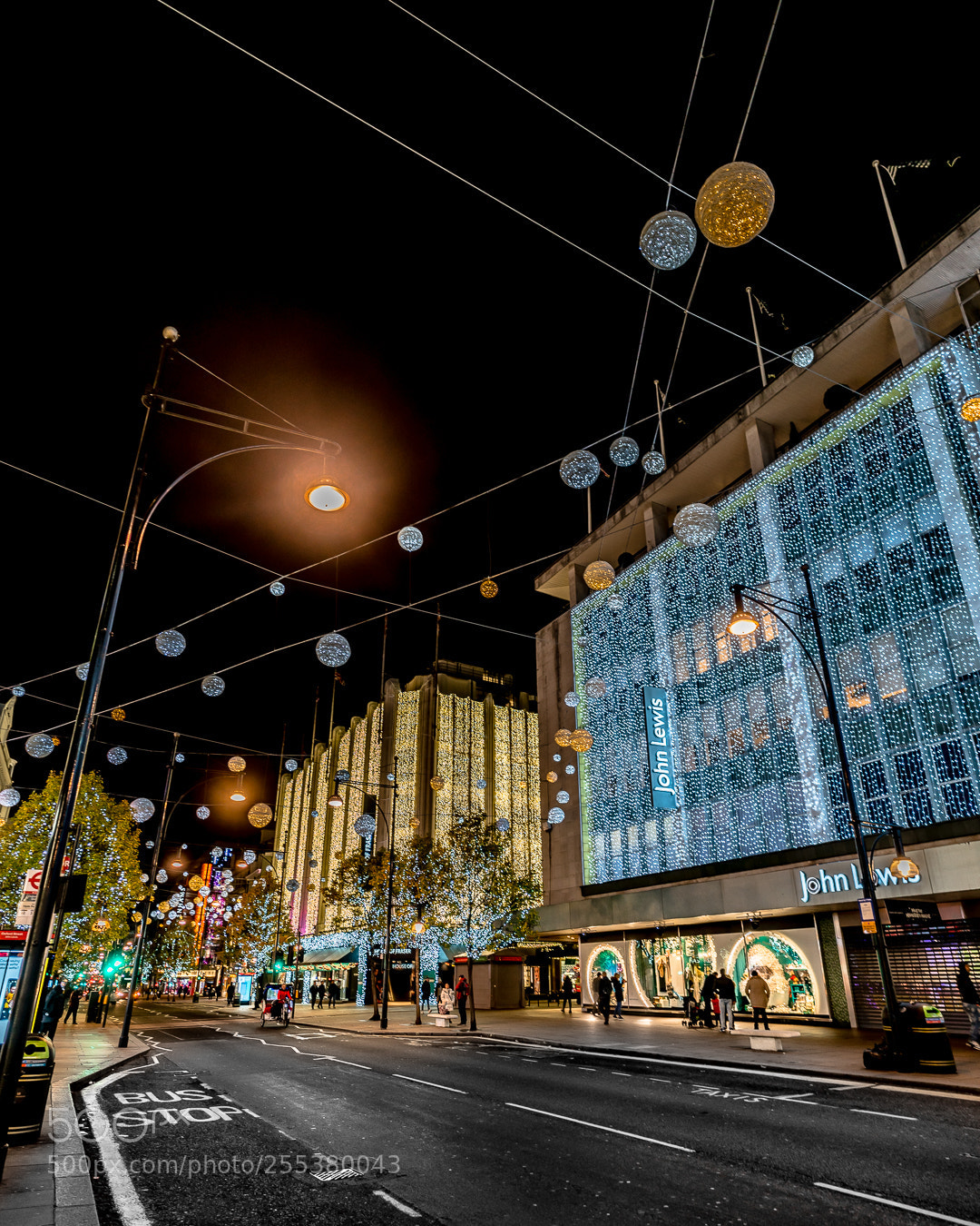 Sony a7R II sample photo. Christmas lights in london photography