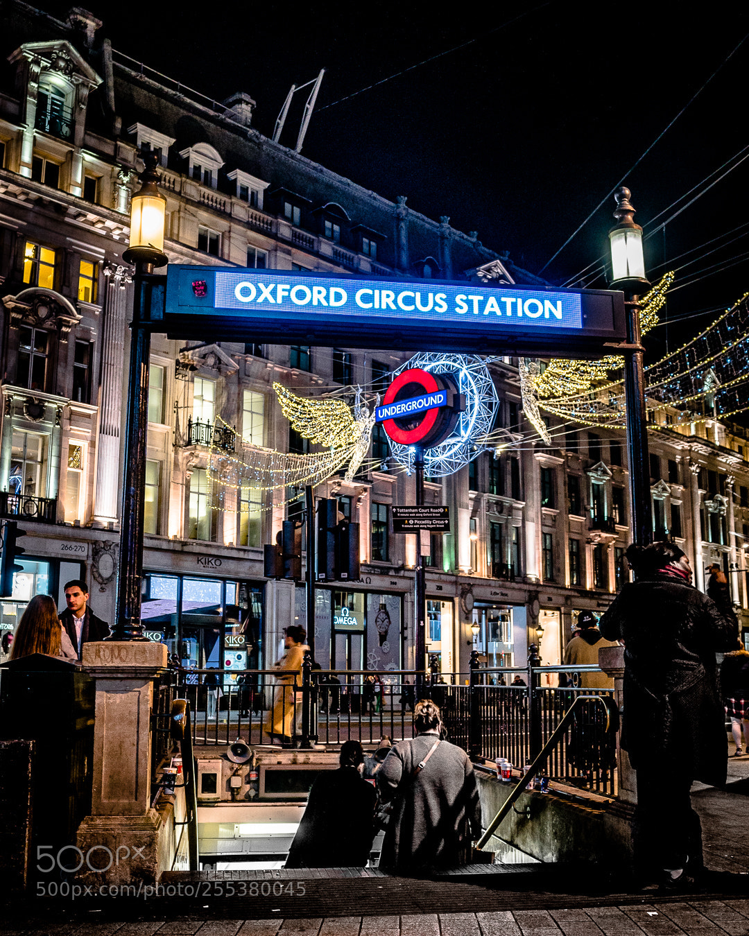 Sony a7R II sample photo. Christmas lights in london photography