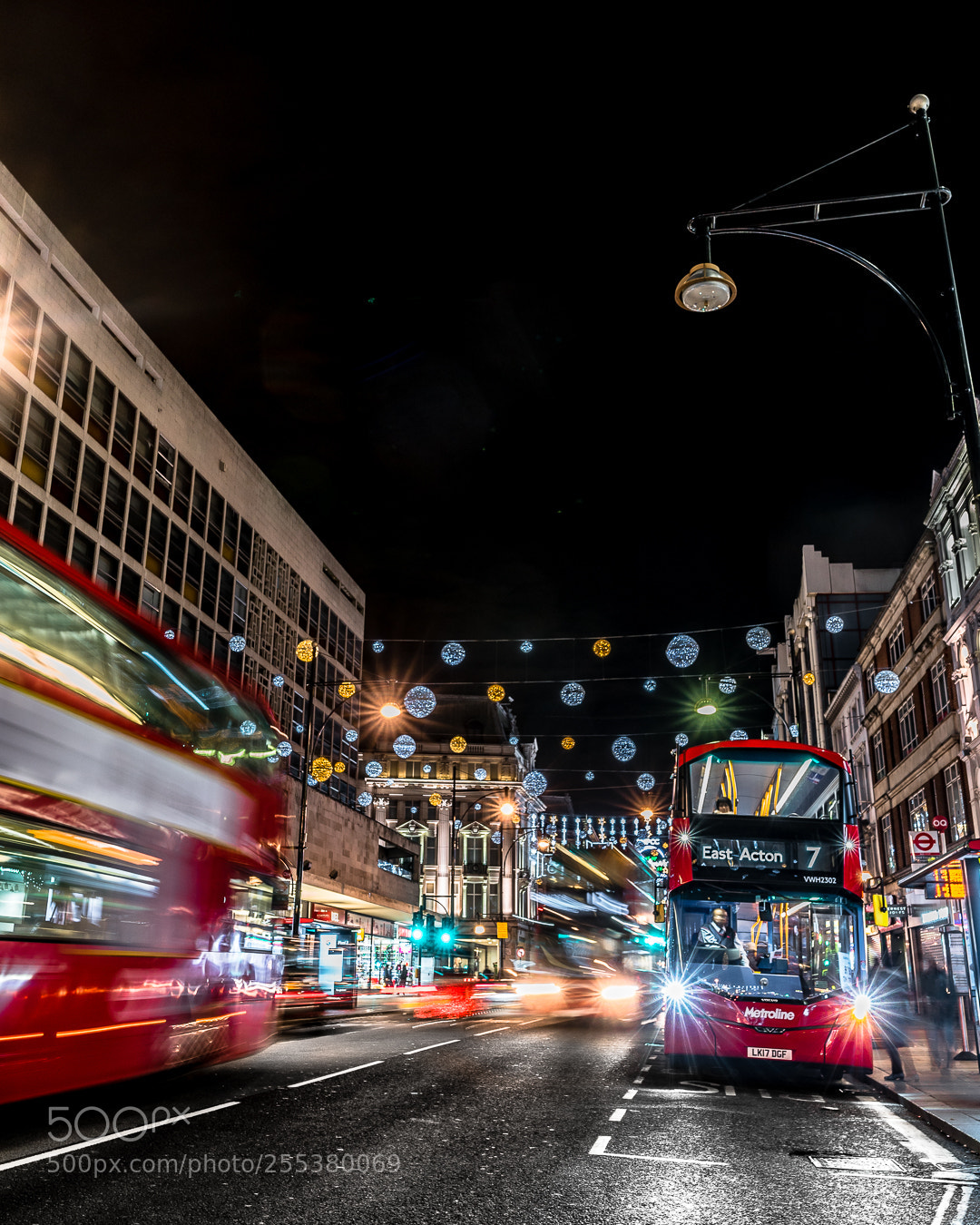 Sony a7R II sample photo. Christmas lights in london photography