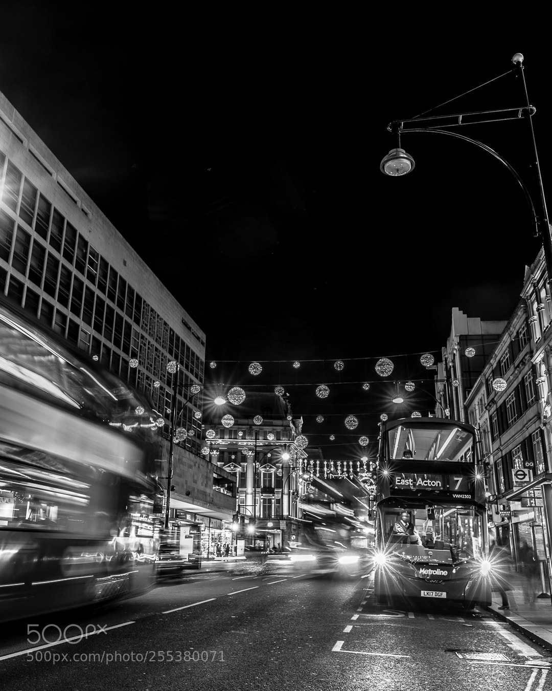 Sony a7R II sample photo. Christmas lights in london photography