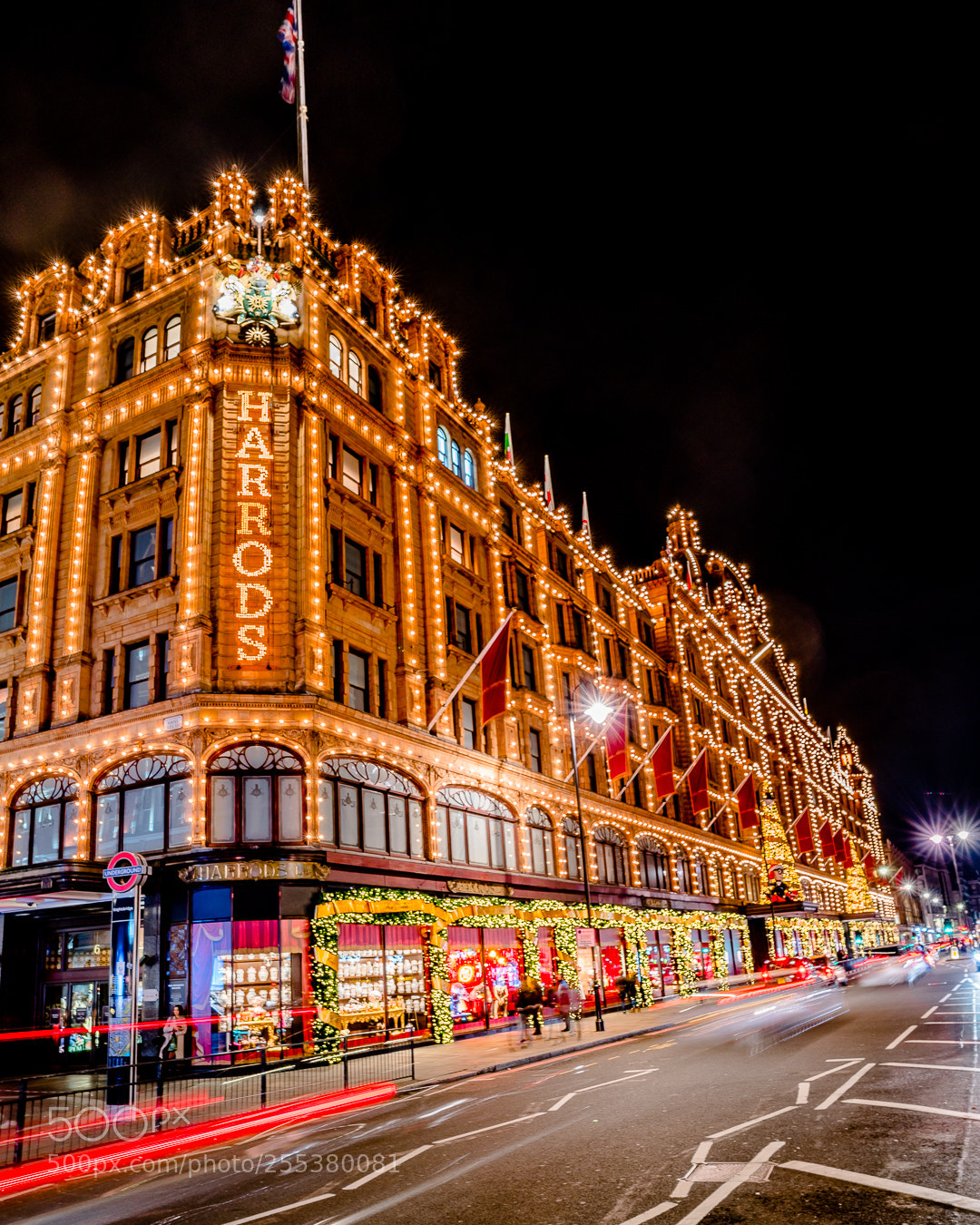 Sony a7R II sample photo. Christmas lights in london photography