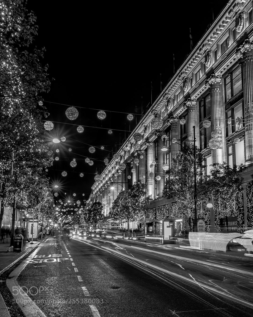 Sony a7R sample photo. Christmas lights in london photography