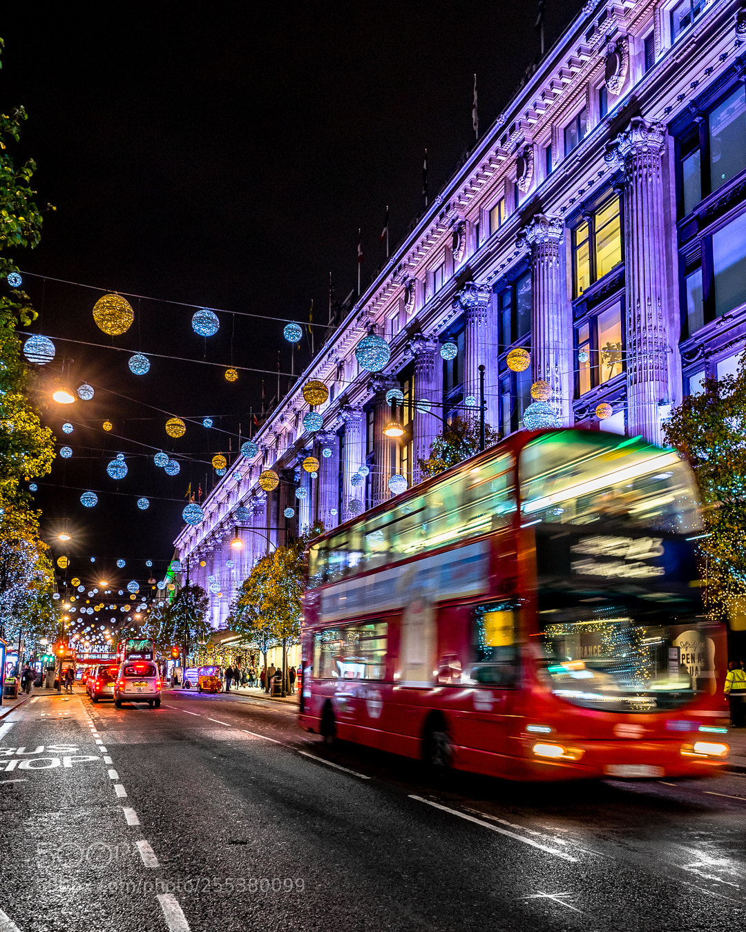 Sony a7R sample photo. Christmas lights in london photography