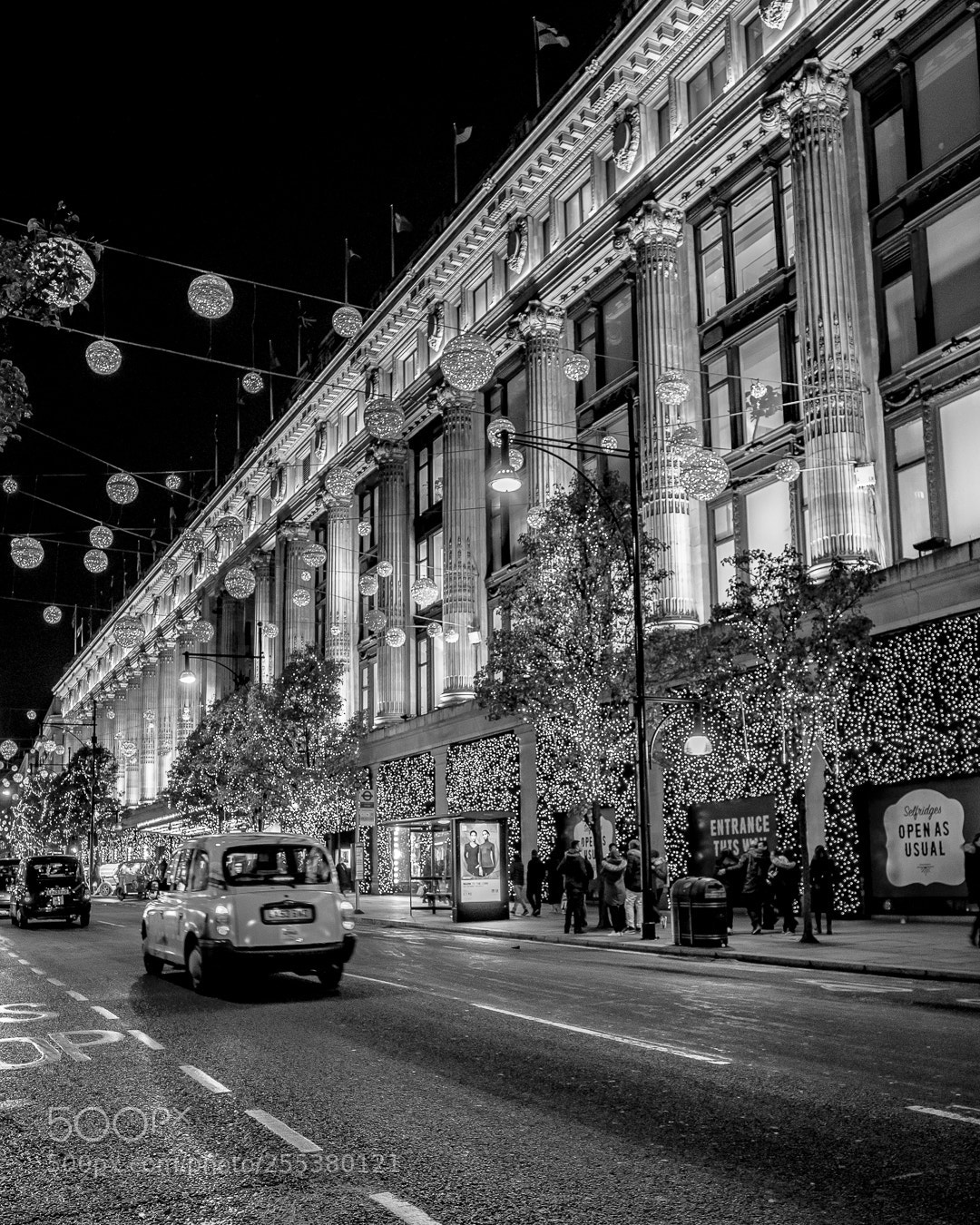 Sony a7R sample photo. Christmas lights in london photography