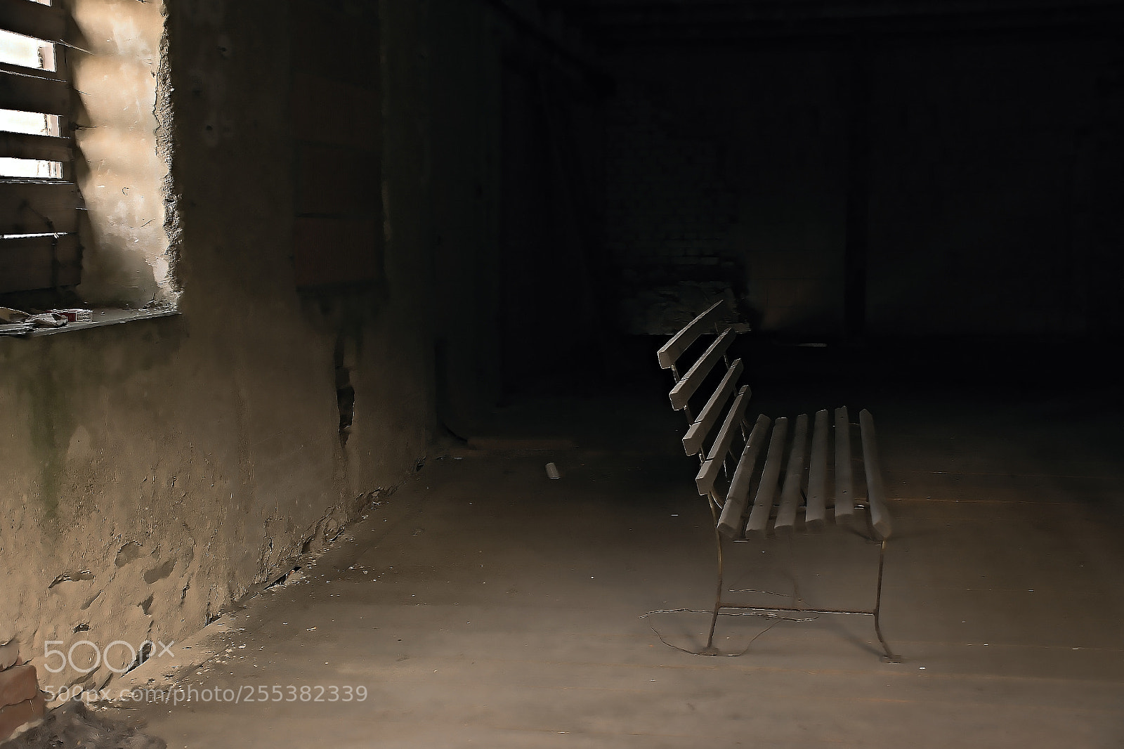 Nikon D5300 sample photo. A wooden bench in photography