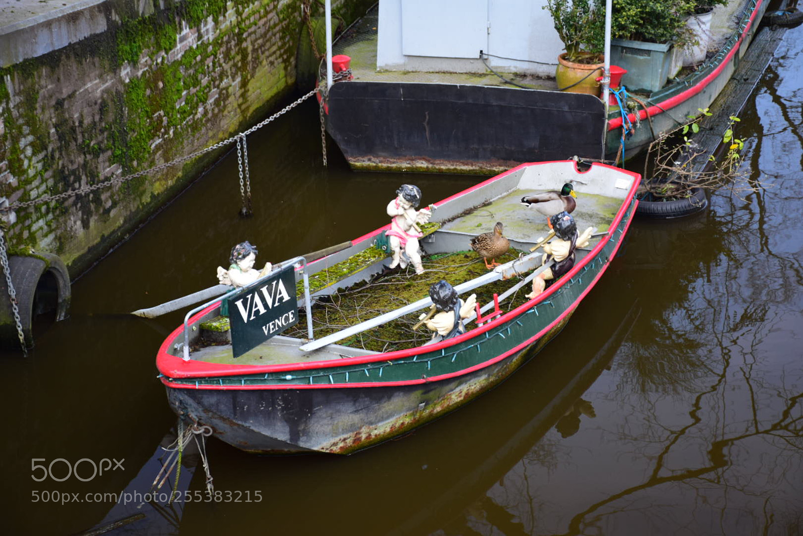 Nikon D5300 sample photo. Dingy in a canal photography