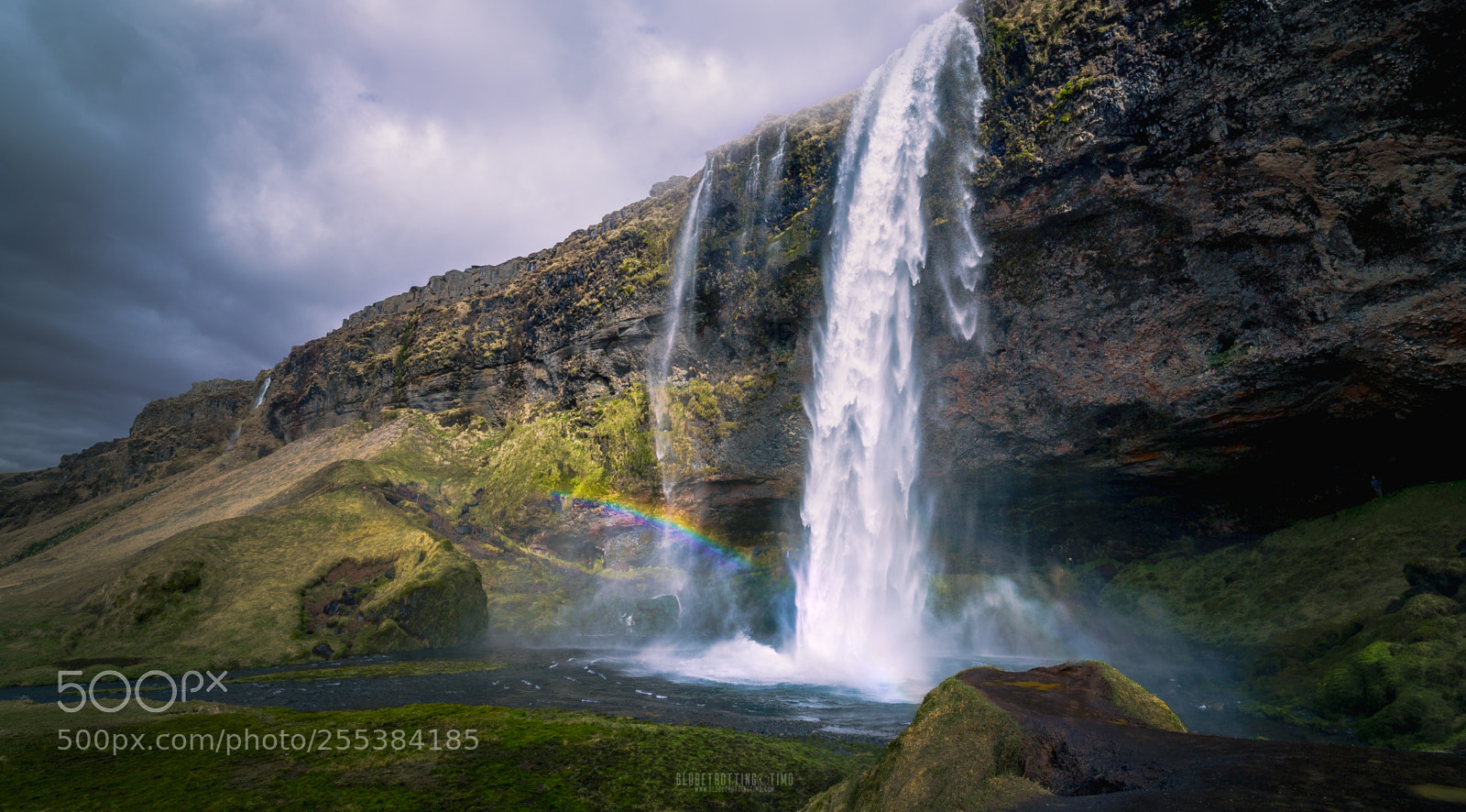 Canon EOS 6D sample photo. Seljalandsfoss rainbow photography
