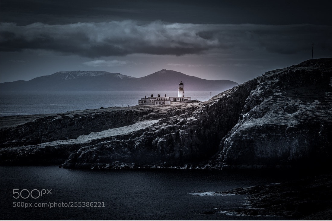 Sony a7 II sample photo. Neist point lighthouse photography