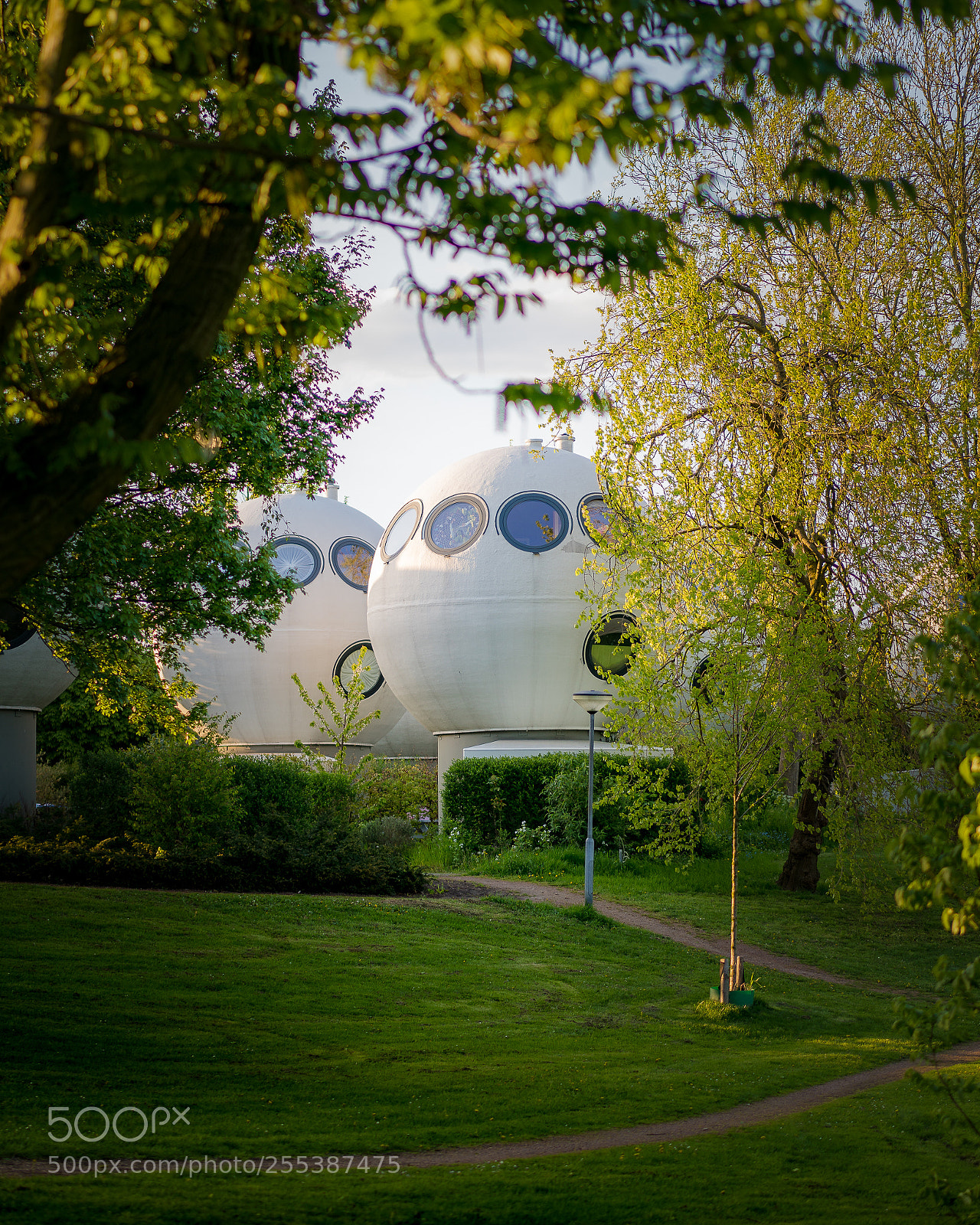 Sony a7R II sample photo. Sphere shaped architecture photography
