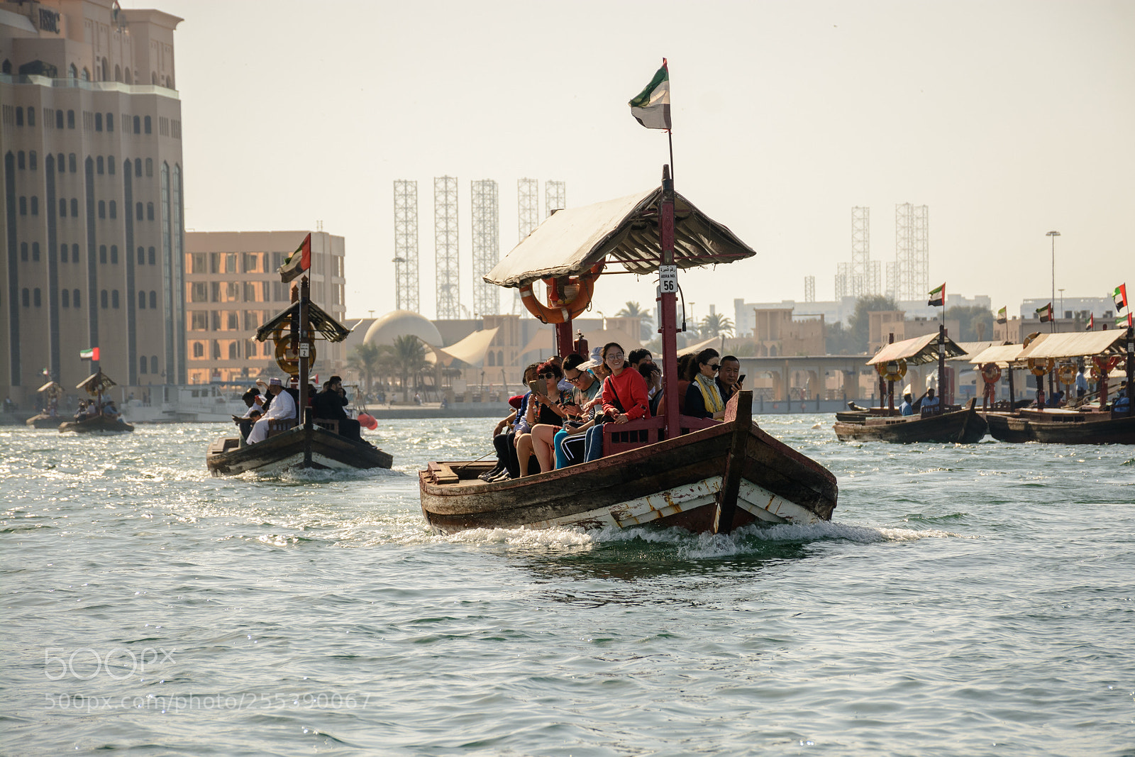Nikon D7100 sample photo. Dubai river transportation photography