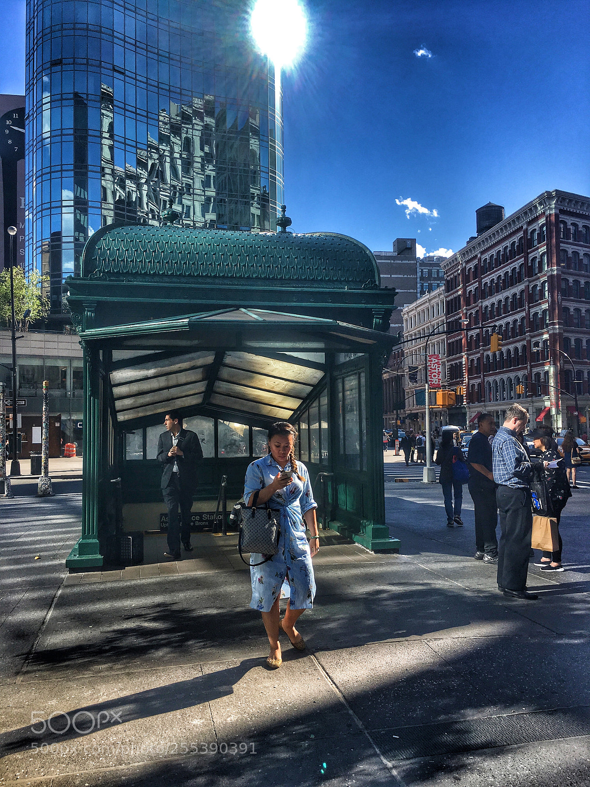 Apple iPhone 6s sample photo. Subway station astor pl photography