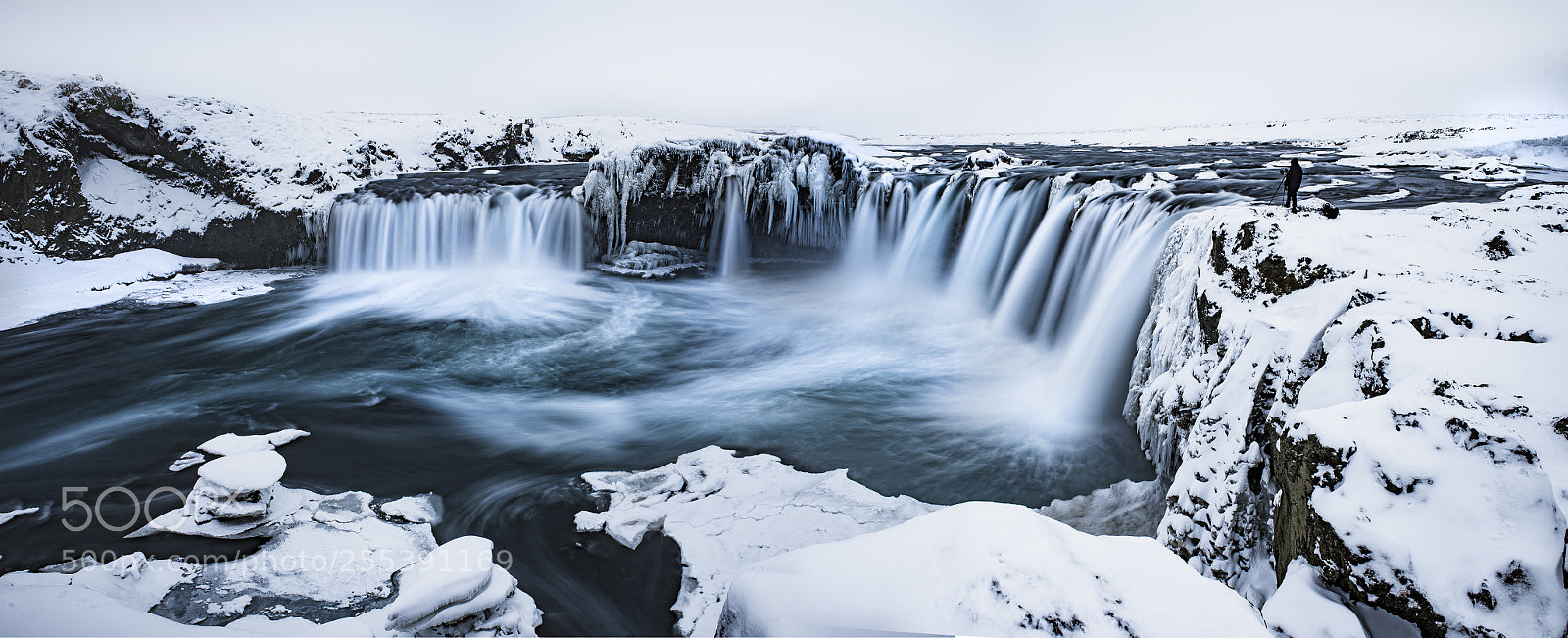 Nikon D610 sample photo. Pano godafoss photography
