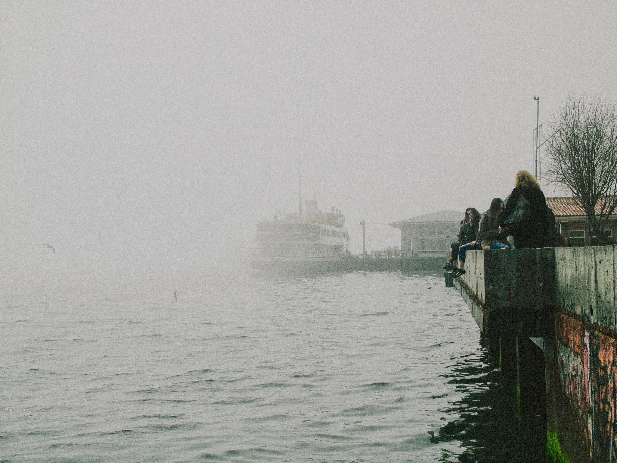 Leica Digilux 3 sample photo. City in fog. photography