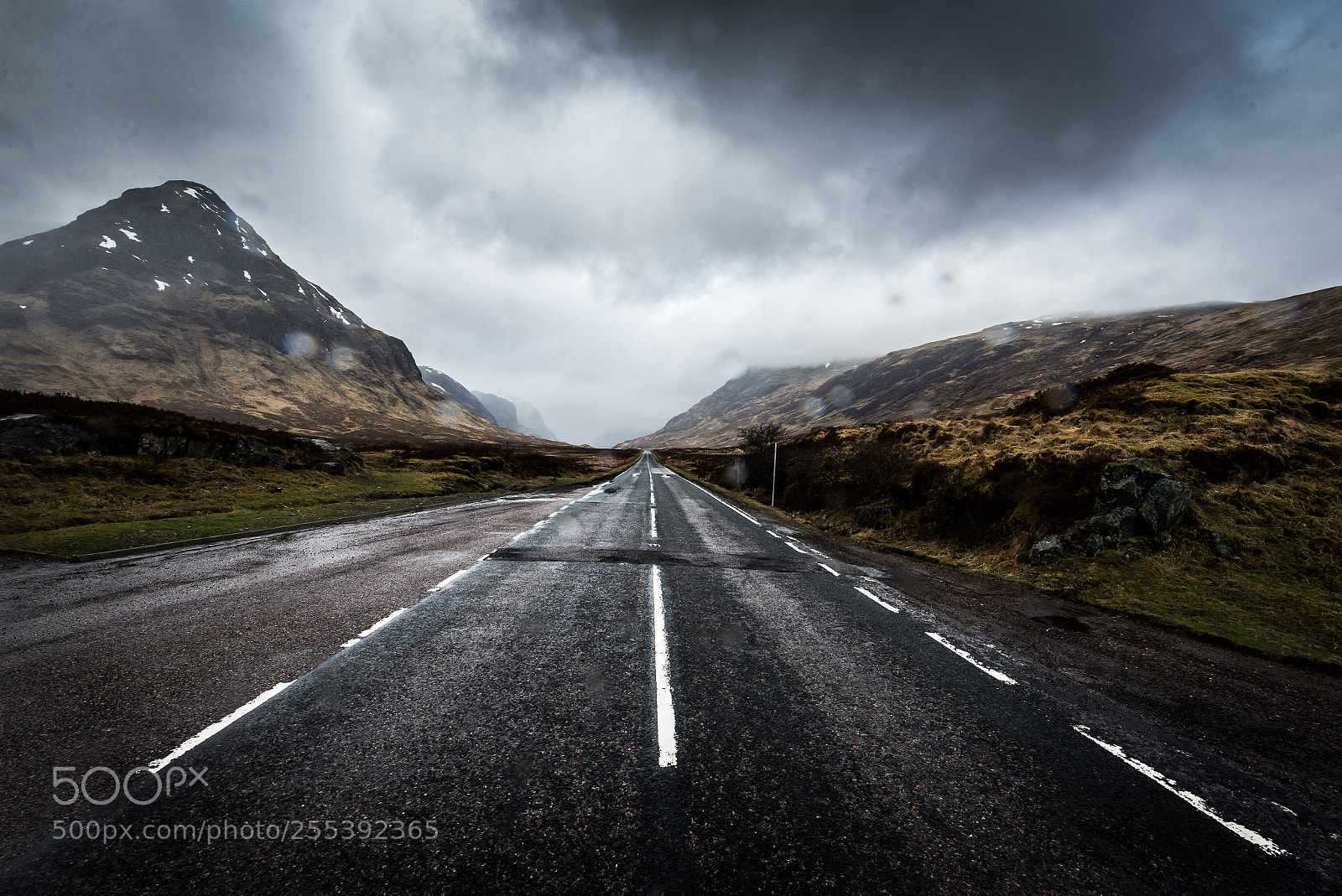 Nikon D600 sample photo. Into the rain, glencoe photography