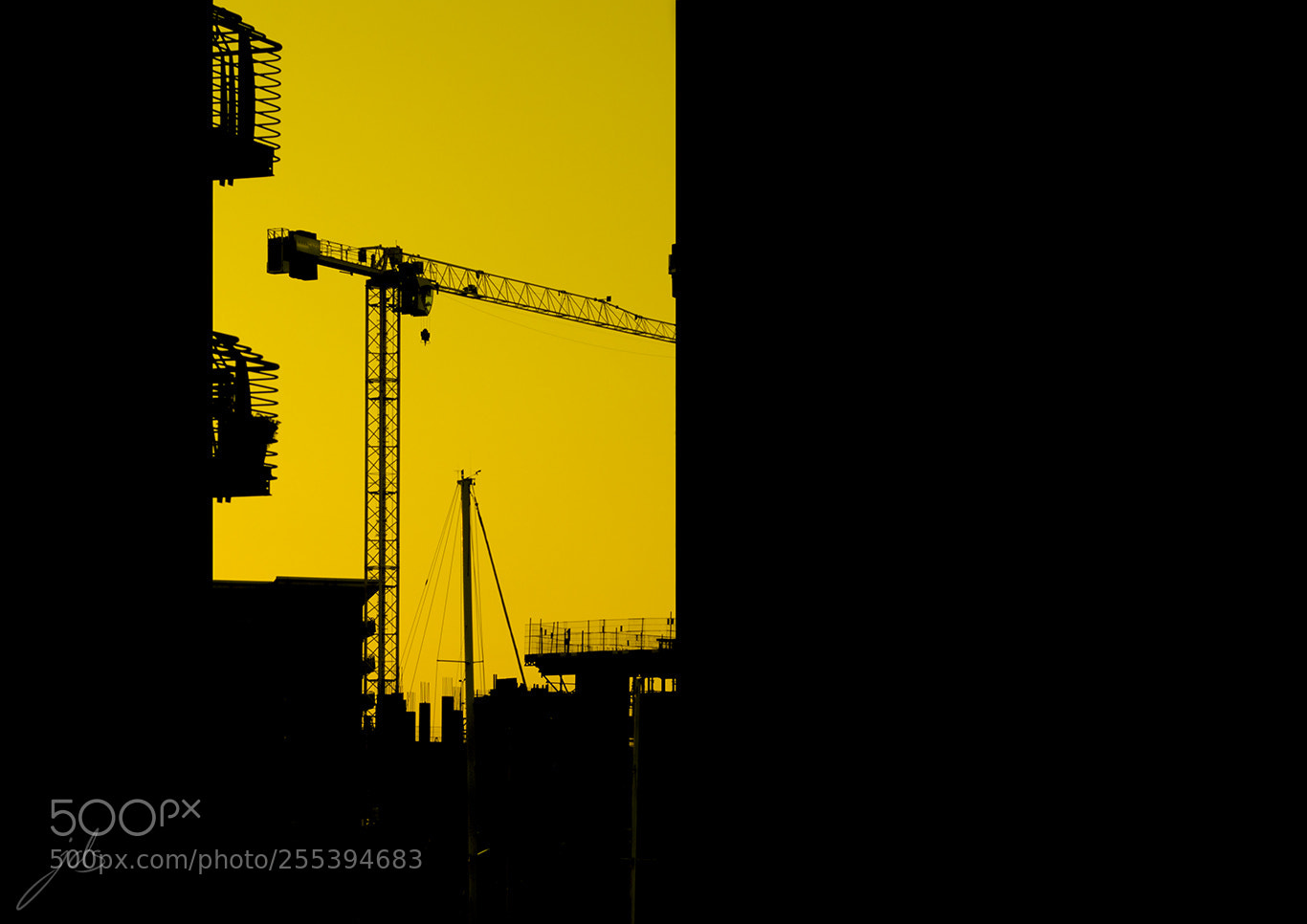 Nikon D3200 sample photo. Constructing yellow photography