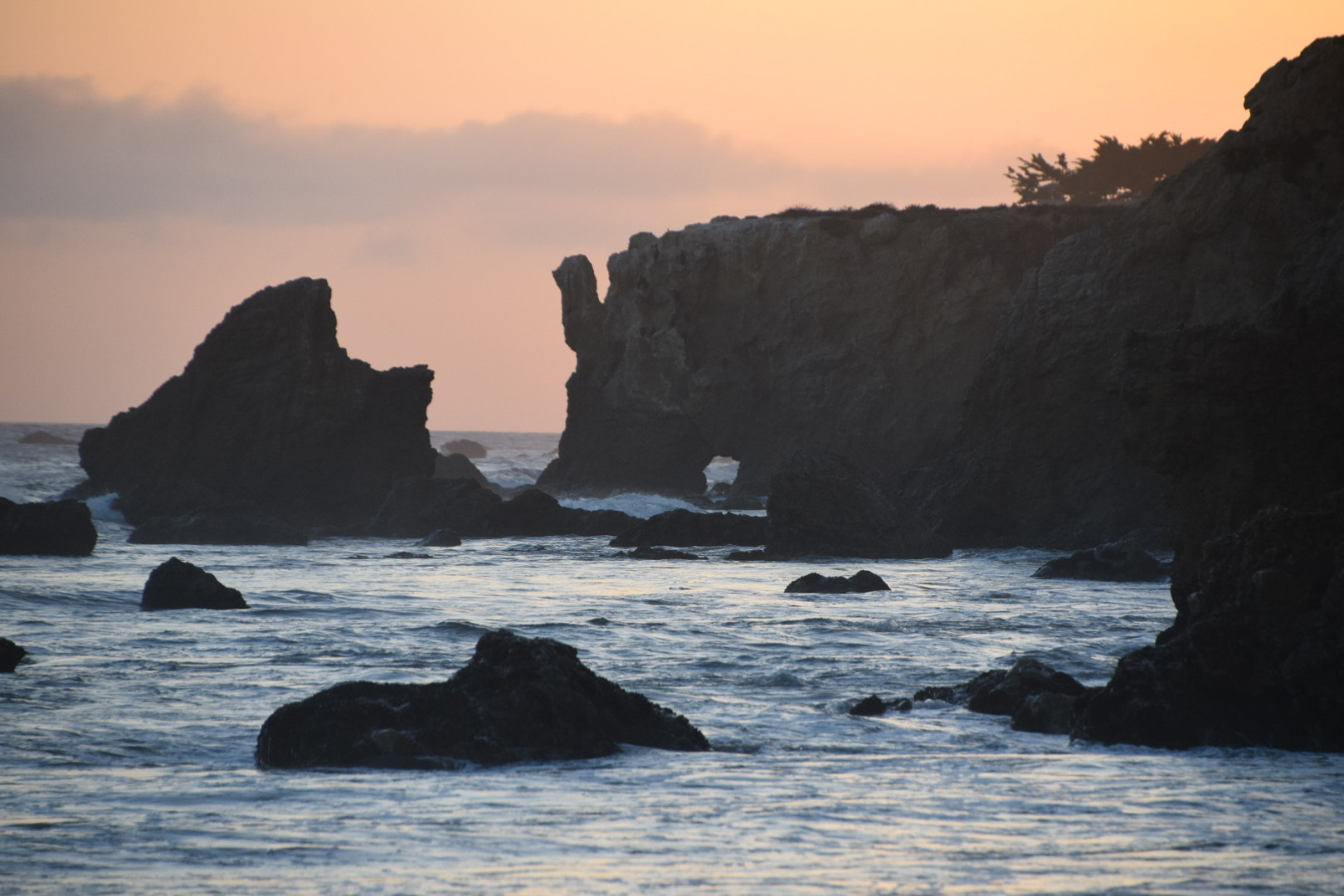 Nikon D5300 sample photo. Sunset on el capitan state beach. malibu california photography