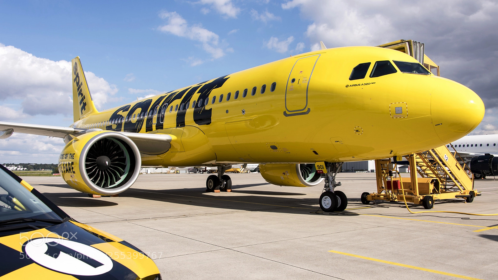Nikon D5 sample photo. Spirit airlines airbus a320neo photography