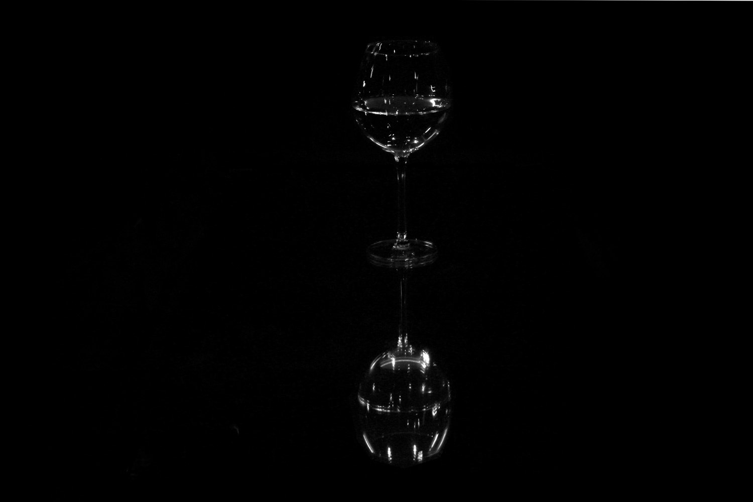 Canon EOS 100D (EOS Rebel SL1 / EOS Kiss X7) sample photo. Light painted wine glass photography
