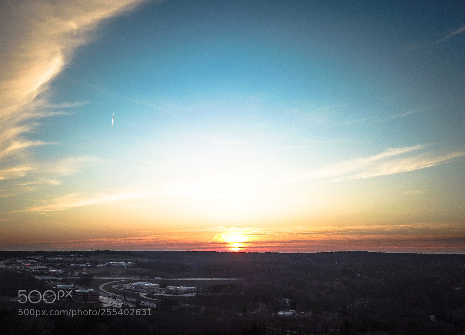 DJI FC220 sample photo. April sunset in ohio photography