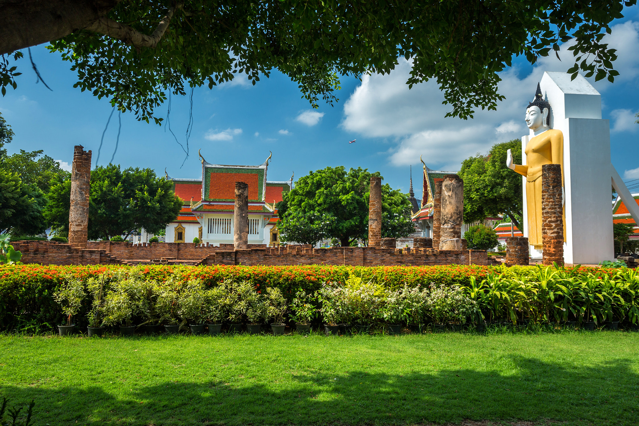 Buddha statue in Phitsanulok Province, Thailand.
