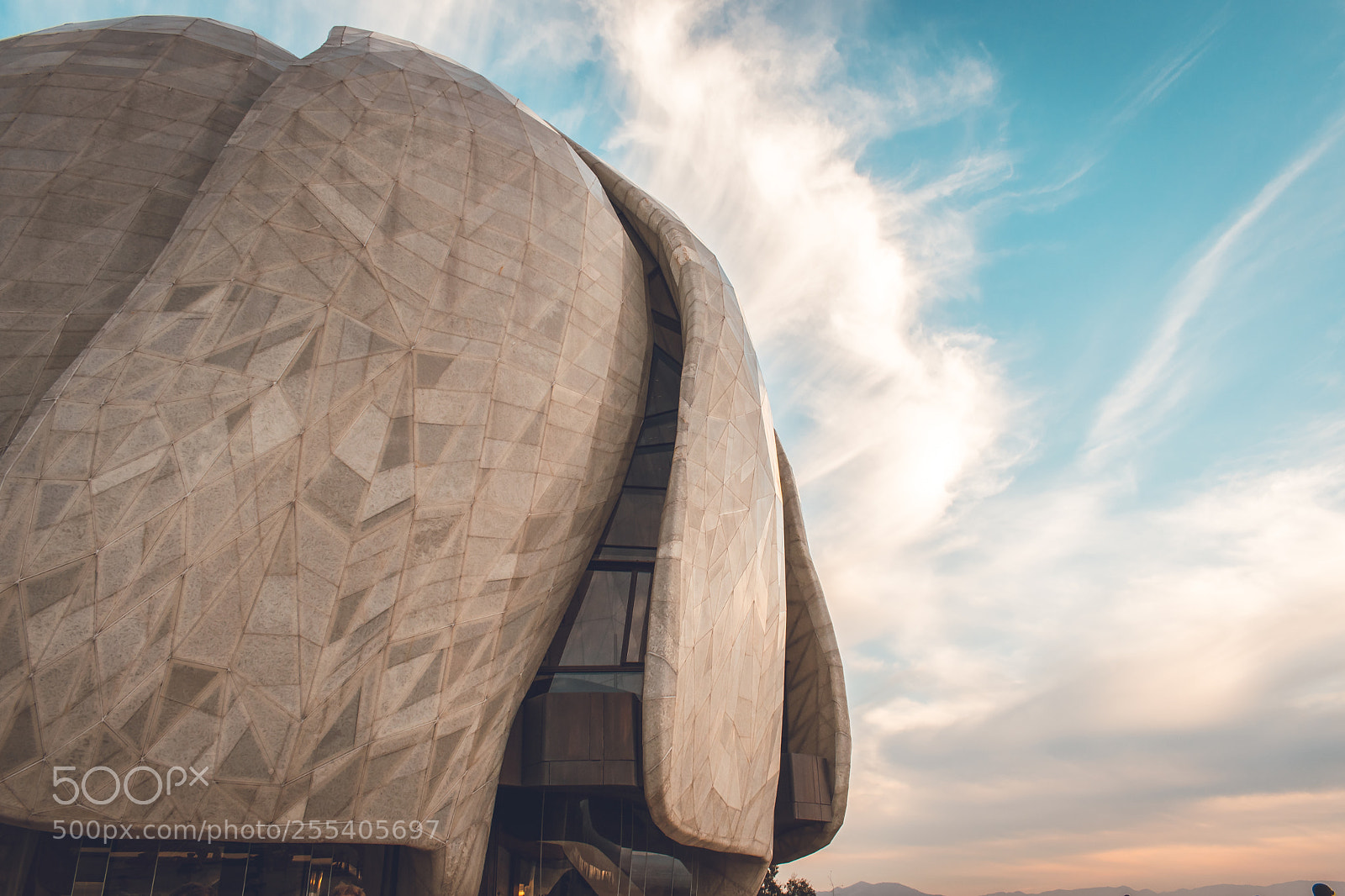 Nikon D3300 sample photo. Bahai temple - santiago photography