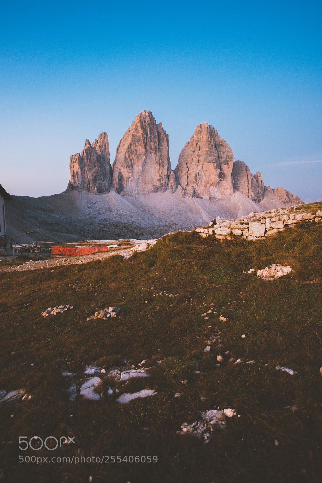 Nikon D800 sample photo. Tre cime morning photography