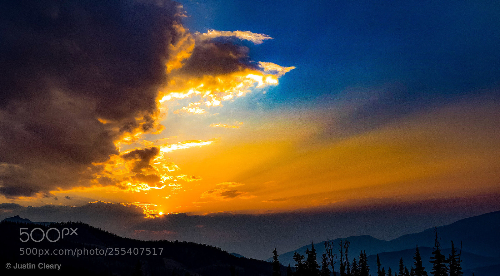 Nikon D3100 sample photo. Big sky sunset photography