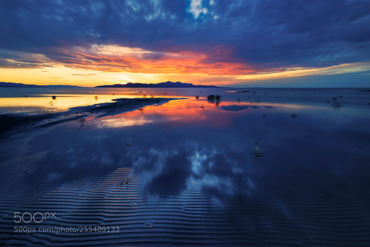 Canon EOS 6D sample photo. Peaceful fiery sunset photography