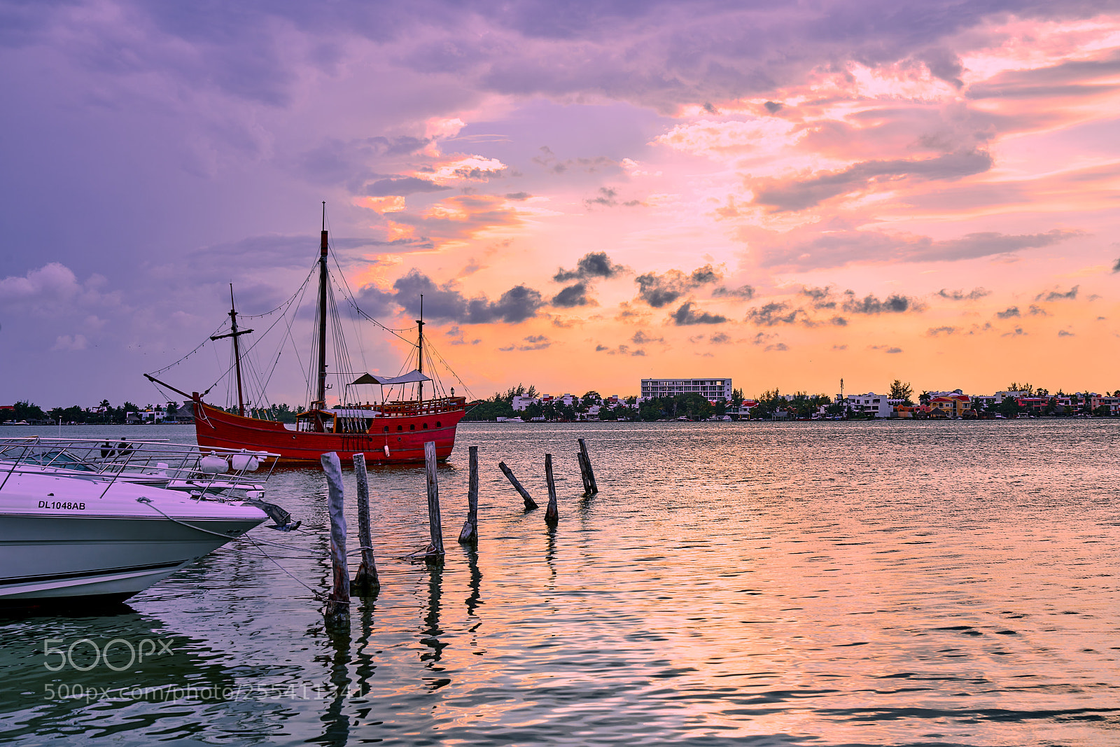 Sony a7R II sample photo. Sunset, harbour photography