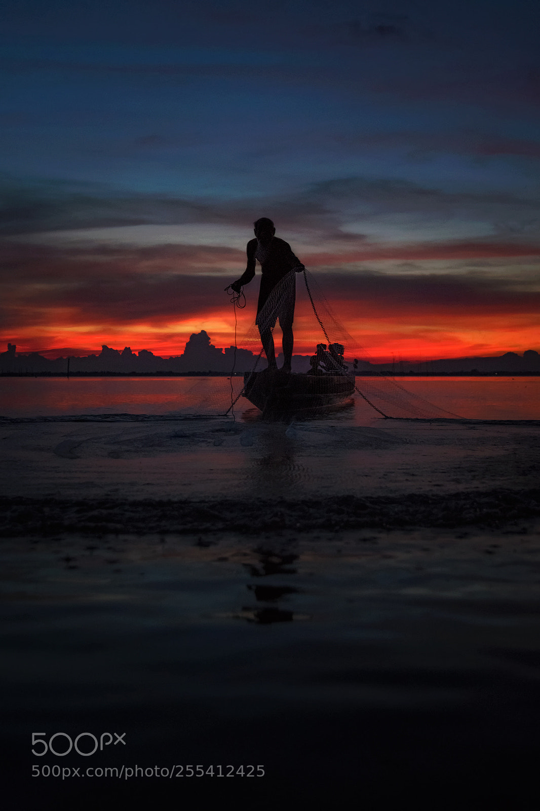 Nikon D750 sample photo. The fisherman, thailand. photography
