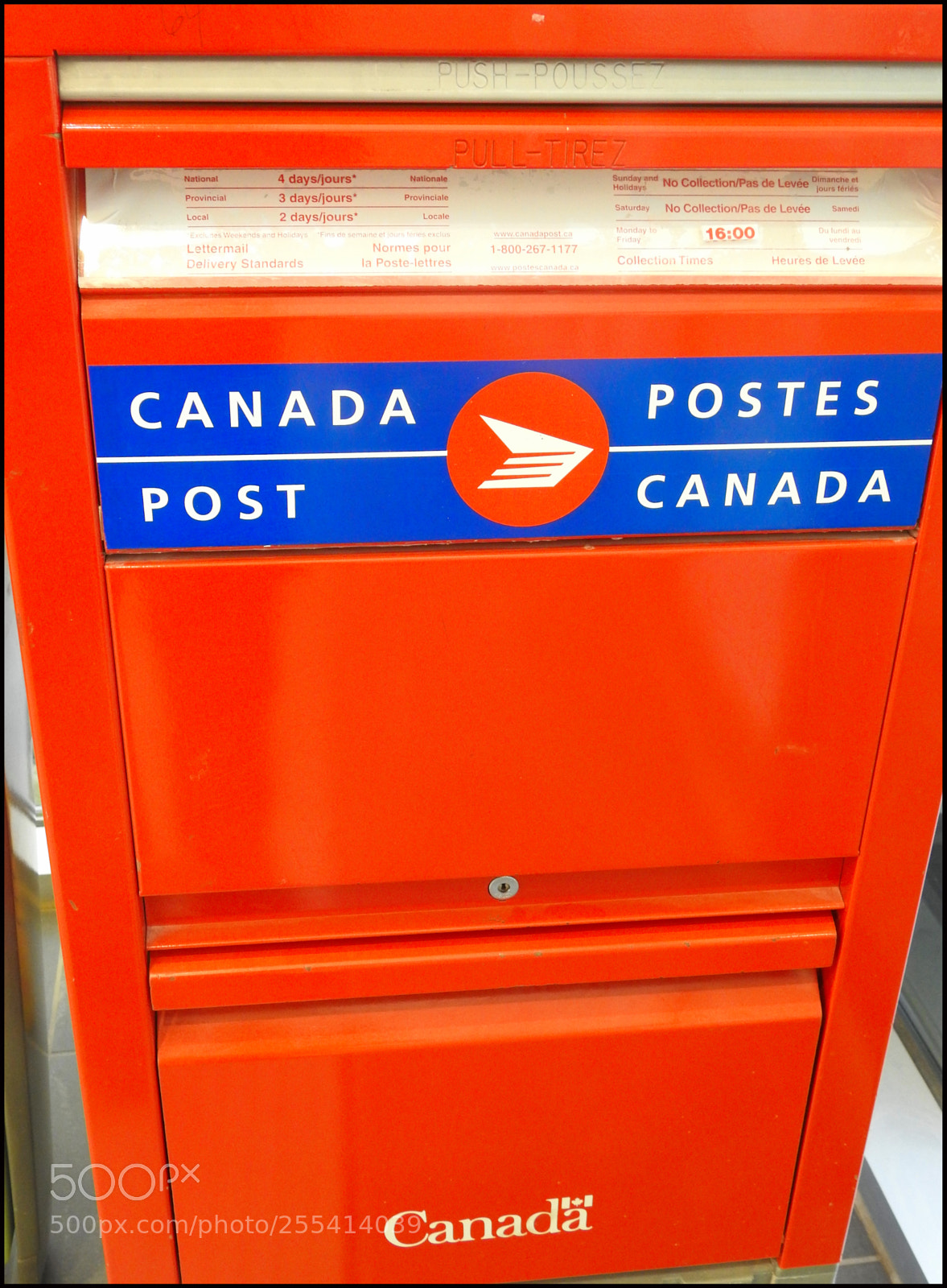 Nikon Coolpix P900 sample photo. Canada post box photography
