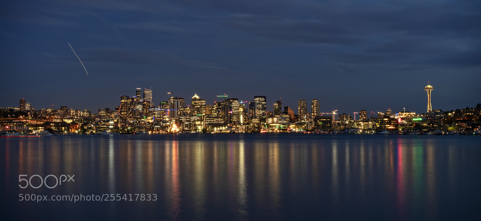 Sony a7R III sample photo. Seattle skyline from gas photography