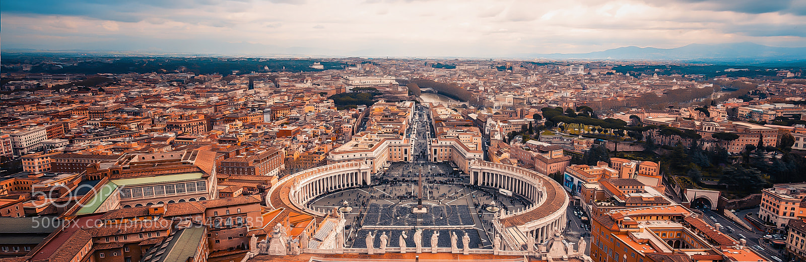 Canon EOS 5D Mark II sample photo. Panorama from st. peter's photography