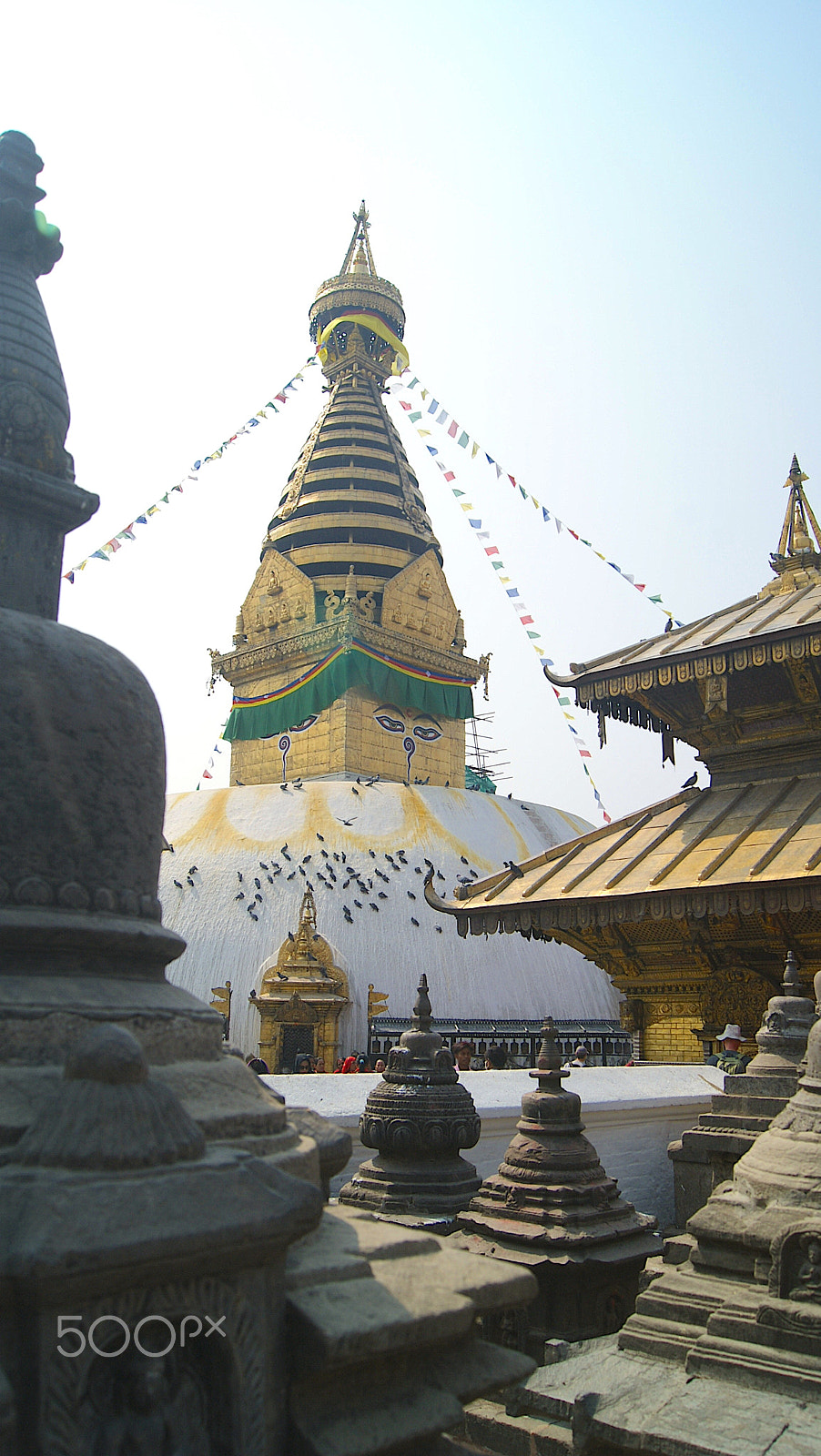 Sony Alpha DSLR-A330 sample photo. Swayambhunath photography