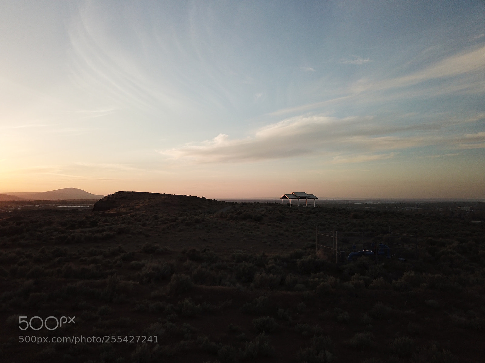 DJI FC220 sample photo. Hilltop photography