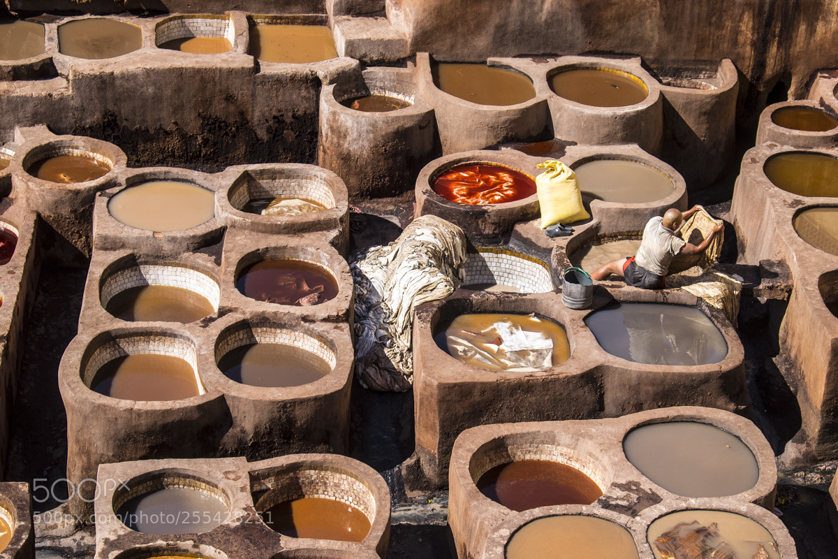 Fujifilm X-T1 sample photo. Traditional leather tanning photography