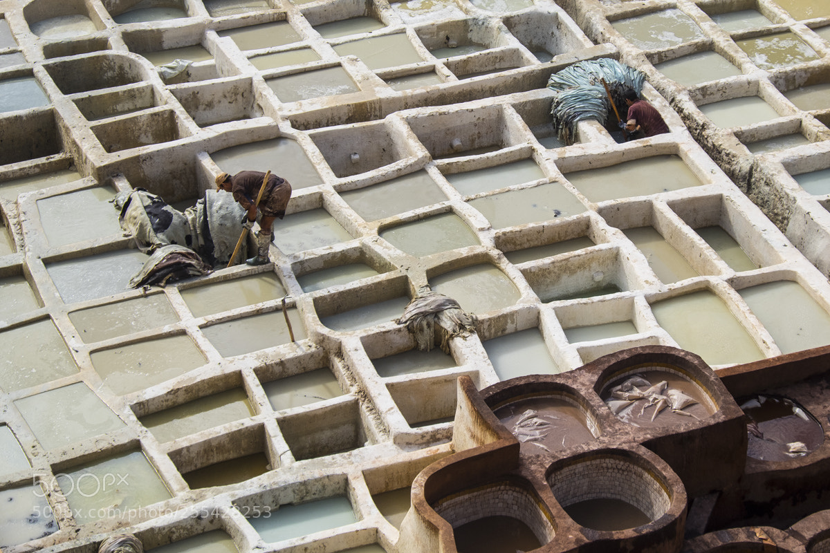 Fujifilm X-T1 sample photo. Traditional leather tanning photography