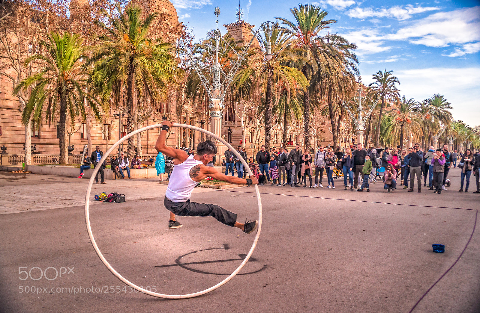 Nikon D90 sample photo. Street performer photography