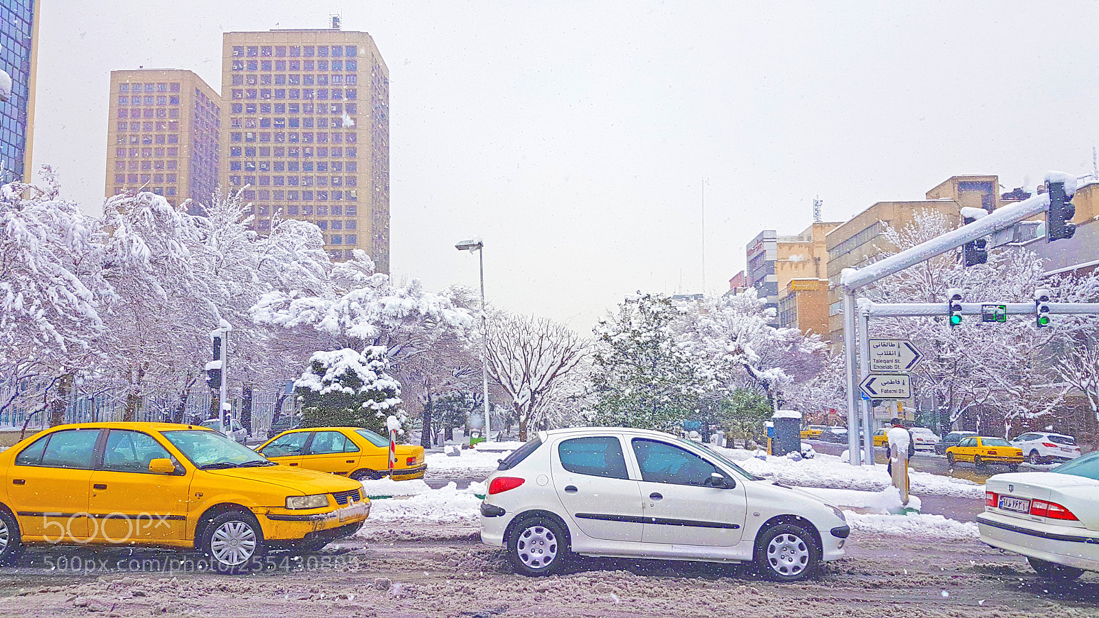 Samsung Galaxy S7 Edge sample photo. Snowy tehran photography