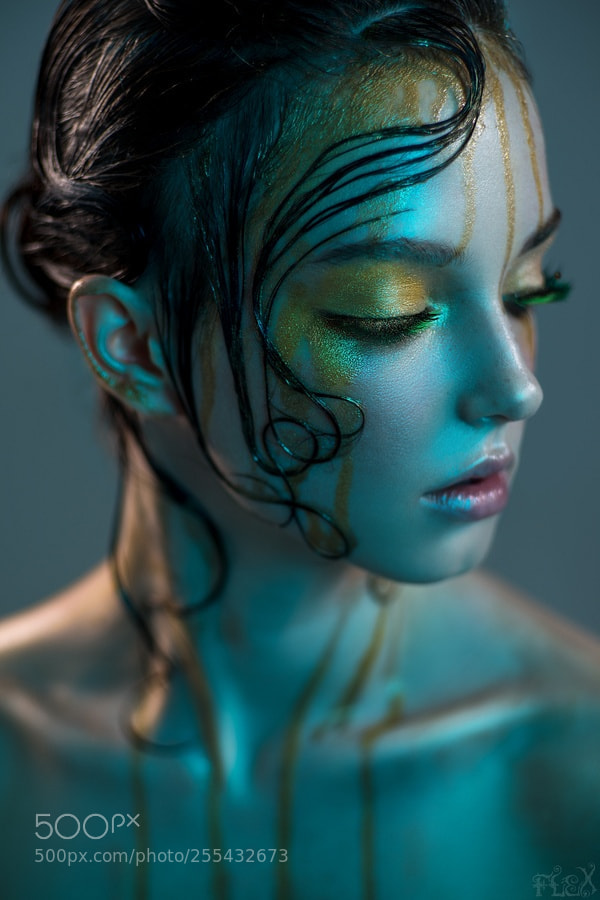 Pentax K-1 sample photo. Mua hair anna movchan photography