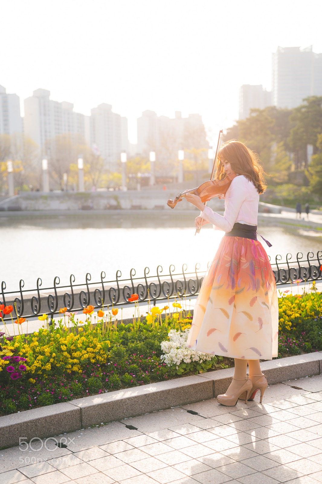 Sony a7 III sample photo. Violinist photography