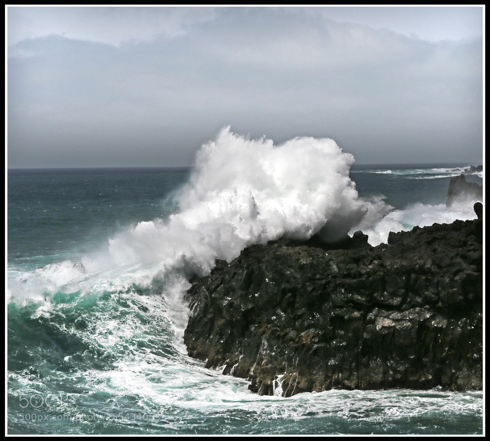 Canon EOS 6D sample photo. The wave   lanzarote photography