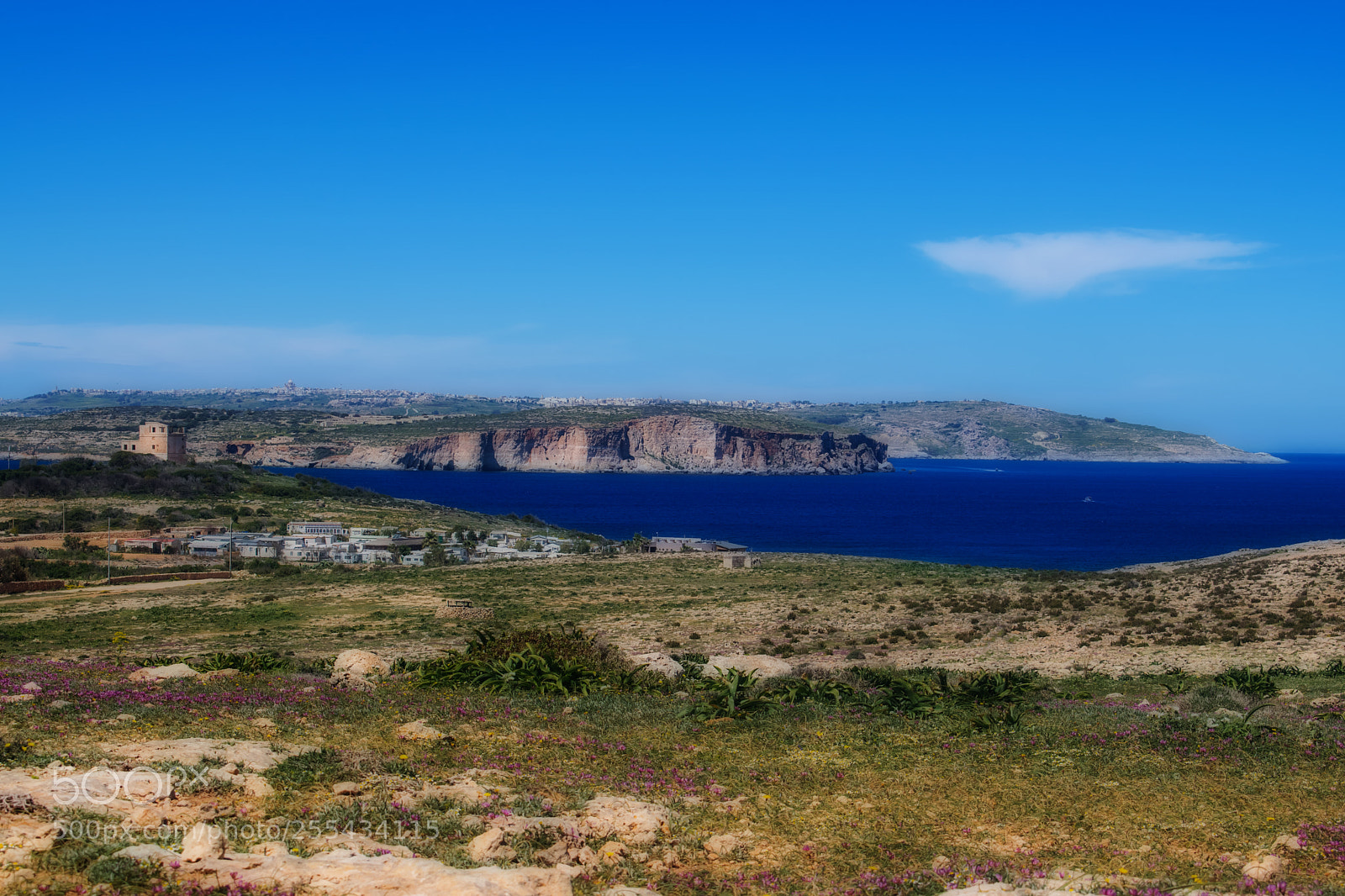 Nikon D3300 sample photo. Landscape of mellieha, malta photography