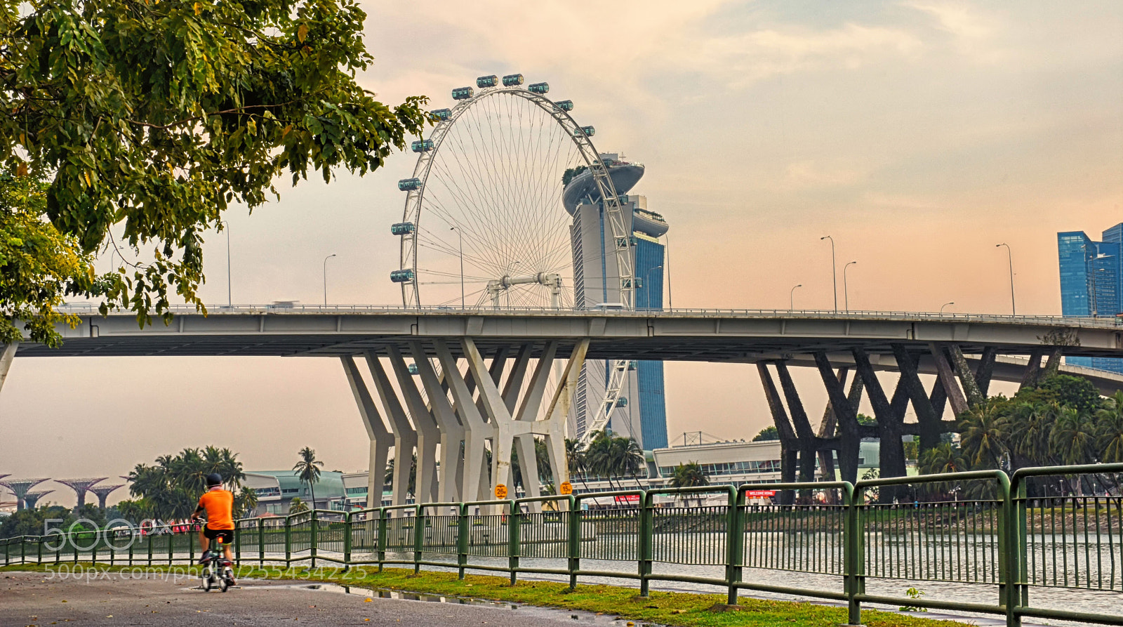Nikon D7200 sample photo. Singapore flyer photography
